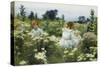 Among the Wildflowers-Charles Courtney Curran-Stretched Canvas