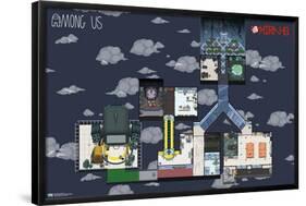 Among Us - Mira Map-Trends International-Framed Poster