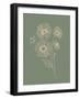 Among Wildflowers III Sage-Leah York-Framed Art Print