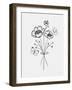 Among Wildflowers IV-Leah York-Framed Art Print