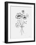 Among Wildflowers IV-Leah York-Framed Art Print