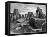 Amongst Stonehenge-null-Framed Stretched Canvas