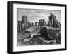 Amongst Stonehenge-null-Framed Art Print