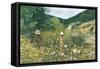 Amongst the Flowers, 1989-Gillian Furlong-Framed Stretched Canvas