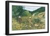 Amongst the Flowers, 1989-Gillian Furlong-Framed Giclee Print