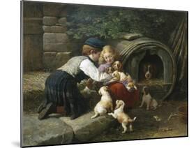 Amongst the Pets-John William Bottomley-Mounted Giclee Print