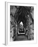 Amongst the Ruins of Tirynth, Greece, 1937-Martin Hurlimann-Framed Giclee Print