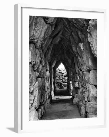 Amongst the Ruins of Tirynth, Greece, 1937-Martin Hurlimann-Framed Giclee Print