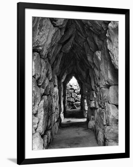 Amongst the Ruins of Tirynth, Greece, 1937-Martin Hurlimann-Framed Premium Giclee Print