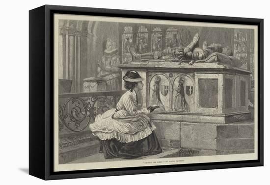 Amongst the Tombs-Claude Andrew Calthrop-Framed Stretched Canvas