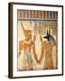 Amonherkhopeshaf, Son of Ramses III's Tomb, Painted Relief Depicting King in Front of Duamutef-null-Framed Giclee Print