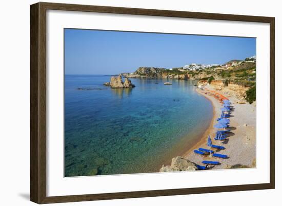 Amopi Beach, Karpathos, Dodecanese, Greek Islands, Greece, Europe-null-Framed Photographic Print