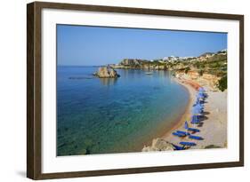 Amopi Beach, Karpathos, Dodecanese, Greek Islands, Greece, Europe-null-Framed Photographic Print