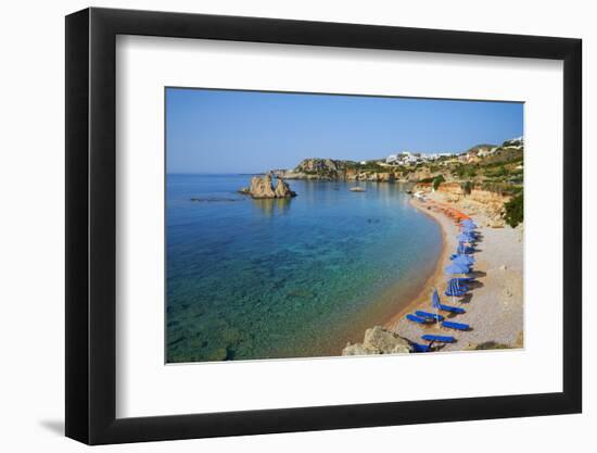 Amopi Beach, Karpathos, Dodecanese, Greek Islands, Greece, Europe-null-Framed Photographic Print