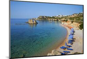 Amopi Beach, Karpathos, Dodecanese, Greek Islands, Greece, Europe-null-Mounted Photographic Print