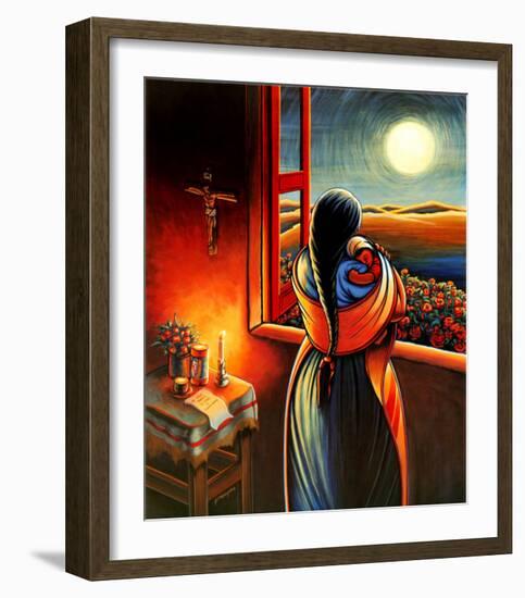 Amor a Todas Horas-Simon Silva-Framed Art Print