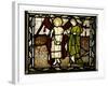 Amor and Alcestis, Morris and Co. Panel from the 'Legend of Good Wimmen' by Geoffrey Chaucer, 1864-Edward Burne-Jones-Framed Giclee Print