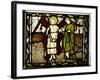 Amor and Alcestis, Morris and Co. Panel from the 'Legend of Good Wimmen' by Geoffrey Chaucer, 1864-Edward Burne-Jones-Framed Giclee Print