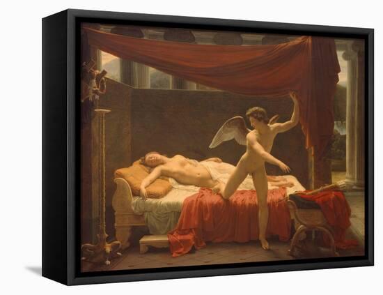 Amor and Psyche, 1817-François-Edouard Picot-Framed Stretched Canvas