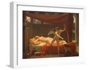 Amor and Psyche, 1817-François-Edouard Picot-Framed Giclee Print