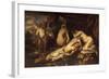 Amor and Psyche-Jacob Jordaens-Framed Giclee Print