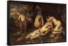 Amor and Psyche-Jacob Jordaens-Framed Stretched Canvas