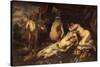 Amor and Psyche-Jacob Jordaens-Stretched Canvas