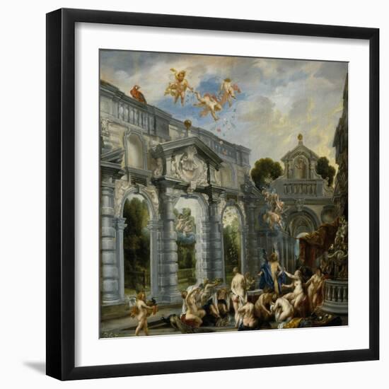 Amor and Psyche-Jacob Jordaens-Framed Giclee Print