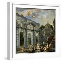 Amor and Psyche-Jacob Jordaens-Framed Giclee Print