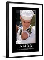 Amor. Cita Inspiradora Y Póster Motivacional-null-Framed Photographic Print