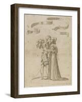 Amor vincint omnia (couple amoureux)-null-Framed Giclee Print