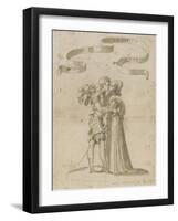 Amor vincint omnia (couple amoureux)-null-Framed Giclee Print