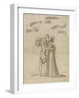 Amor vincint omnia (couple amoureux)-null-Framed Giclee Print