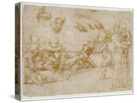 Amorini at Play-Raphael-Stretched Canvas
