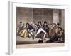 Amorous, Clamorous, Uproarious and Glorious, All Coming from a Public Dinner, C1820-George Hunt-Framed Giclee Print