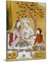 Amorous Couple and a Servant, 1696-Mu'in Musavvir-Mounted Giclee Print