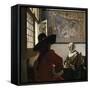 Amorous Couple, C.1657-58-Johannes Vermeer-Framed Stretched Canvas