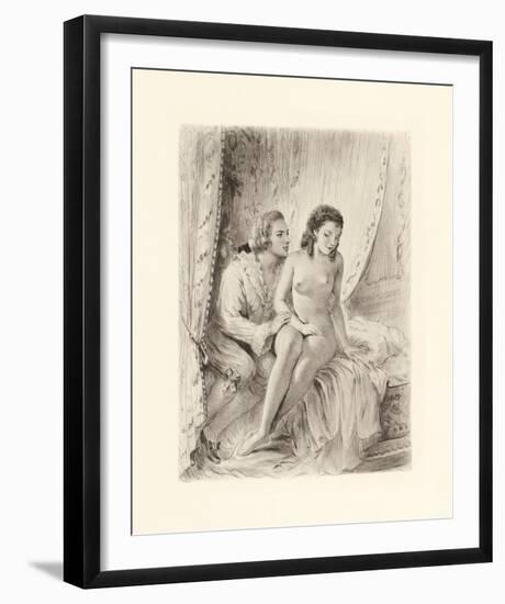 Amorous Embrace-Gabriel Ferrier-Framed Premium Giclee Print