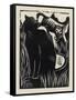 Amorphous Approach, 1919 (Wood Engraving)-John Northcote Nash-Framed Stretched Canvas