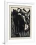 Amorphous Approach, 1919 (Wood Engraving)-John Northcote Nash-Framed Giclee Print