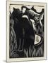 Amorphous Approach, 1919 (Wood Engraving)-John Northcote Nash-Mounted Giclee Print