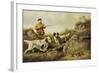 Amos F. Adams Shooting over Gus Bondher and Son, Count Bondher, 1887-Arthur Fitzwilliam Tait-Framed Giclee Print