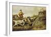 Amos F. Adams Shooting over Gus Bondher and Son, Count Bondher, 1887-Arthur Fitzwilliam Tait-Framed Giclee Print