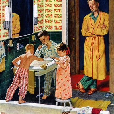 "Brushing Their Teeth", January 29, 1955