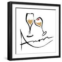 AMOUR Champagne-OnRei-Framed Art Print