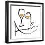 AMOUR Champagne-OnRei-Framed Art Print