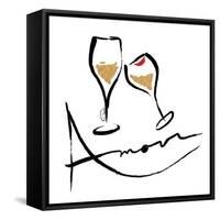 AMOUR Champagne-OnRei-Framed Stretched Canvas