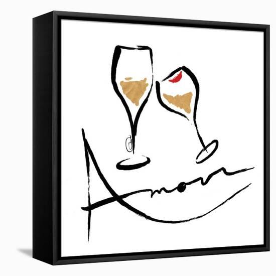 AMOUR Champagne-OnRei-Framed Stretched Canvas