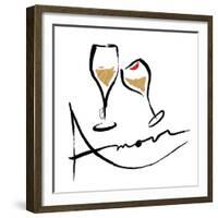 AMOUR Champagne-OnRei-Framed Premium Giclee Print