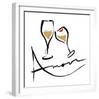 AMOUR Champagne-OnRei-Framed Premium Giclee Print